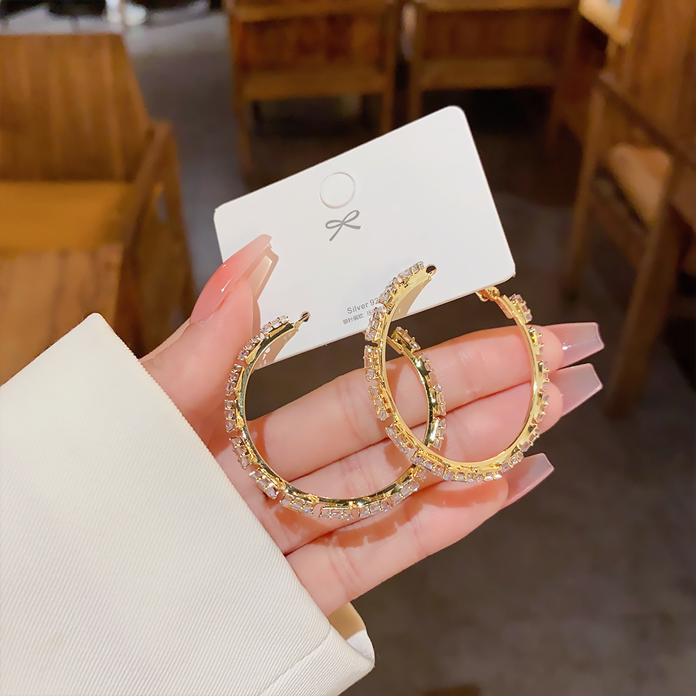 AD Diamond hoop Earrings23